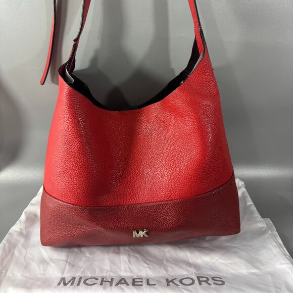 Michael Kors Junie Medium Colorblock Hobo Bag - Picture 1 of 15